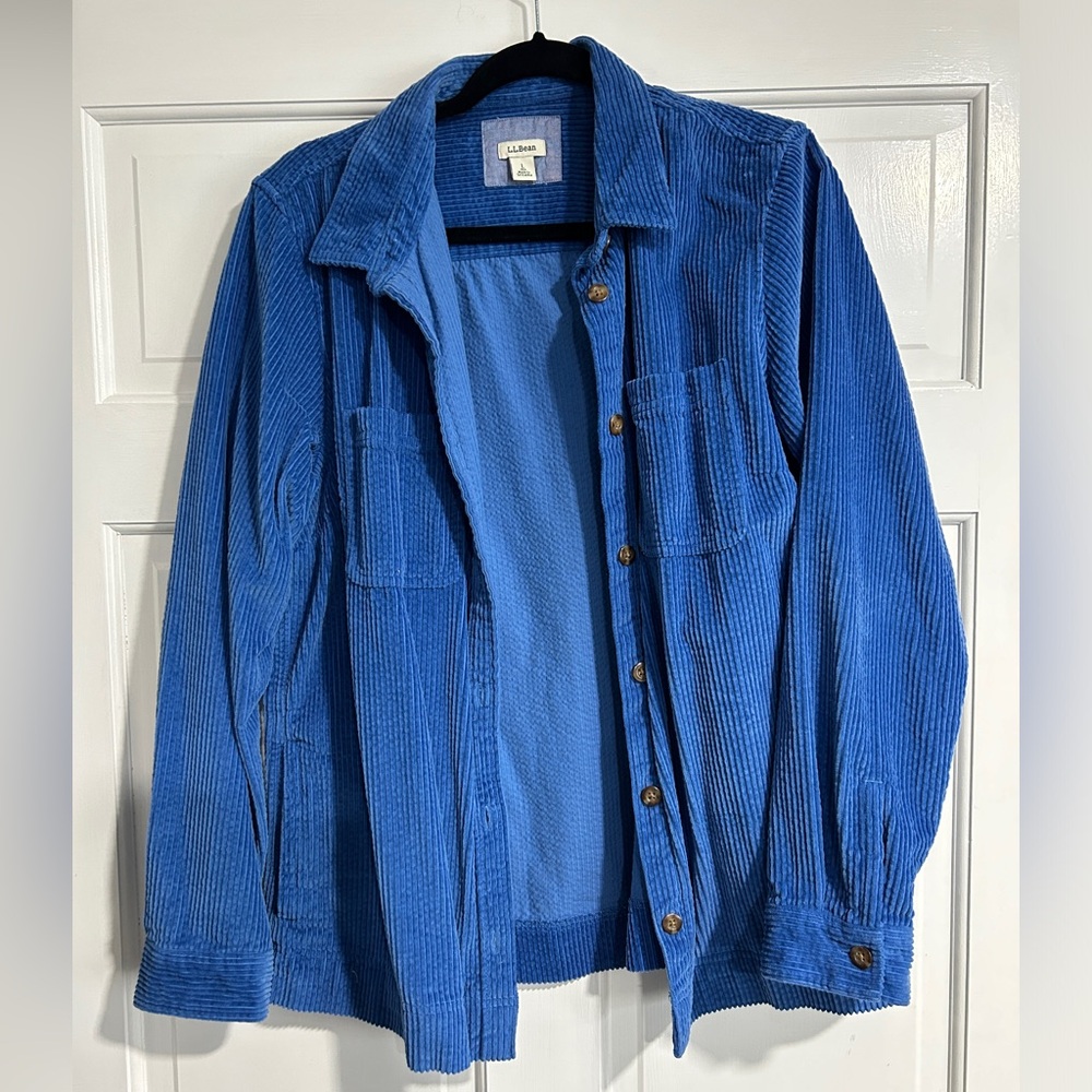 LL Bean Ribbed Shacket